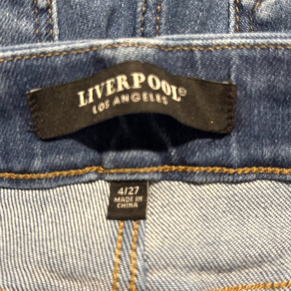 Liverpool Los Angeles Pull-On Jeans Size Small Stretch Denim Tummy Control - Picture 5 of 5